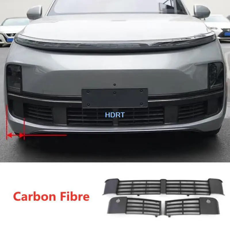 

Car Styling Front Mesh Lower Bumper Anti Insect Net Vent Grille Cover Trim Accessories For Leading Ideal Li Auto L9 L8 2022 +