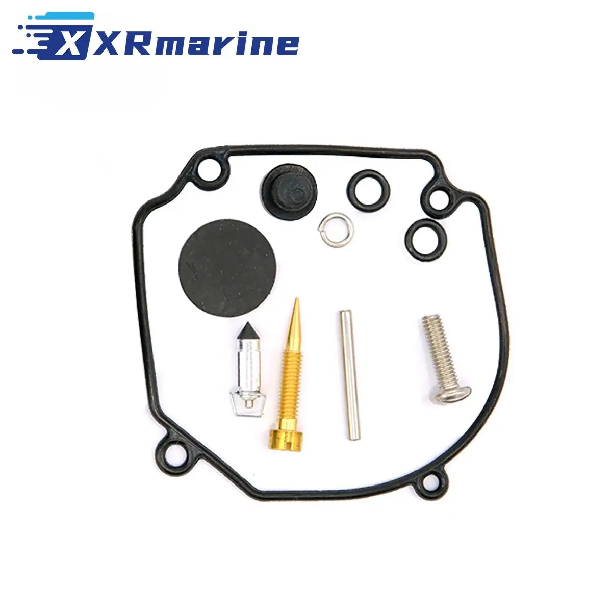 6H1-W0093-01 Carburetor Repair Kit for Yamaha 6H1-W0093-02 2 Stroke 75 85 90 HP Outboard Motor 6H1-W0093 18-7291