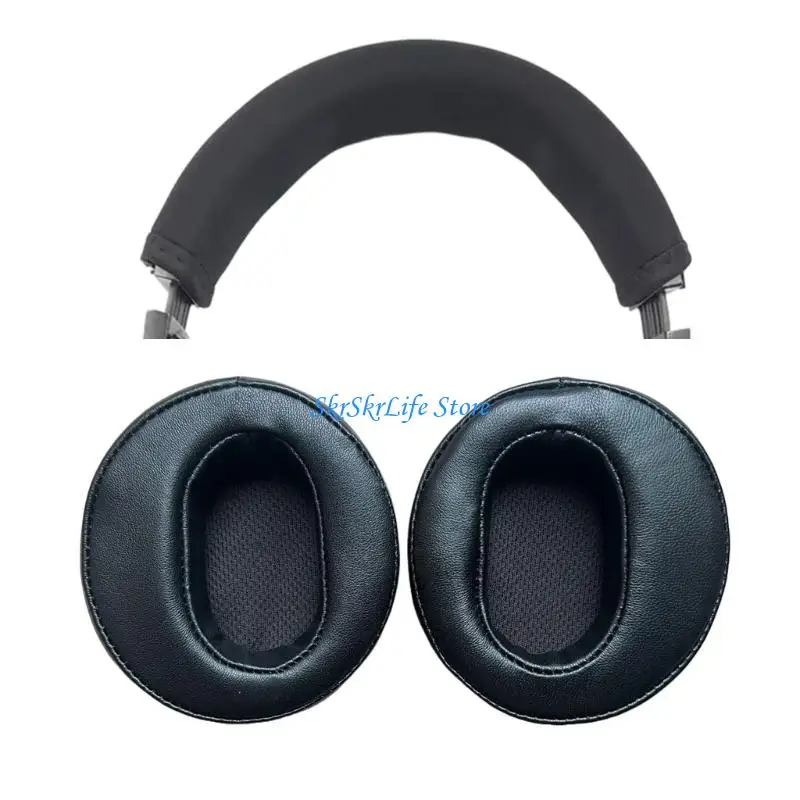 

E65E 1 Pair Ear Pad Ear Cushion for AH-D5200 D7200 D9200 D7000 Noise Cancelling On Ear Headphone Earpad Earmuff Replacement