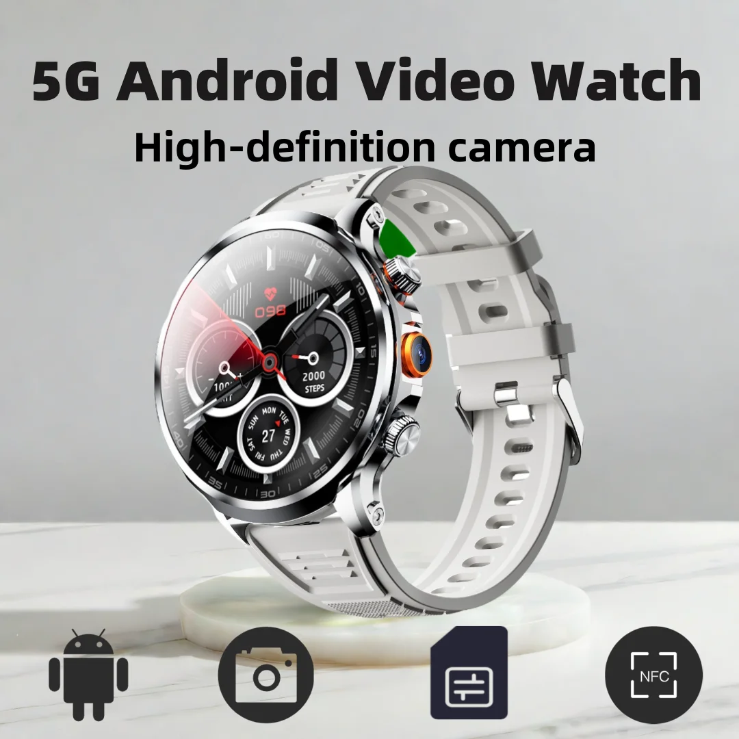 

8GB RAM 128GB ROM 4G full network smartwatch Android smartwatch 1.95-inch large screen men's Google Play WIFI GPS Sim card 2025