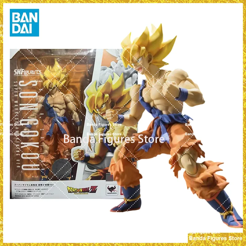 

Original Bandai S.H.Figuarts SHF Super Saiyan Son Gokou Chou Senshi Kakusei Dragon Ball Z In Stock Anime Figures Model Toys