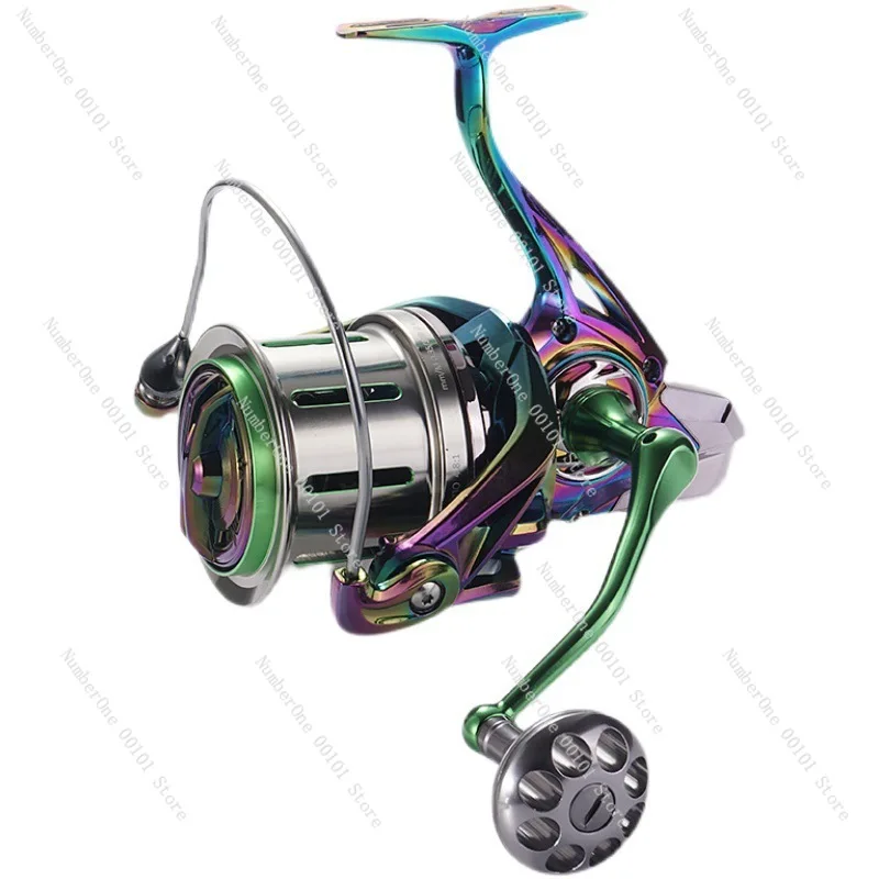 Anti-Seawater Full Metal Long Cast Wheel Stainless Steel Reel Shallow Cup Bevel Spinning   Anchor Fish Sea