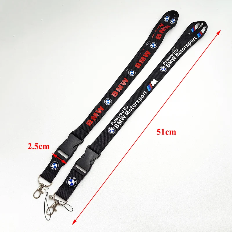 Mobile Phone Neck Strap Lanyard Keychain For BMW M Motorsport E39 E46 E90 E60 E87 E53 F10 F20 F30 F15 F16 X3 X5 X6 Accessories