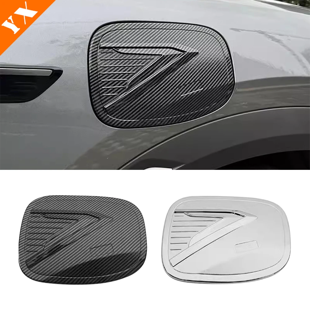 For BYD YUAN UP 2024-2025 Exterior Carbon/Chrome Accessories Plastic Sticker CarFuel tank cap Cover Charging Port Cap Garnish