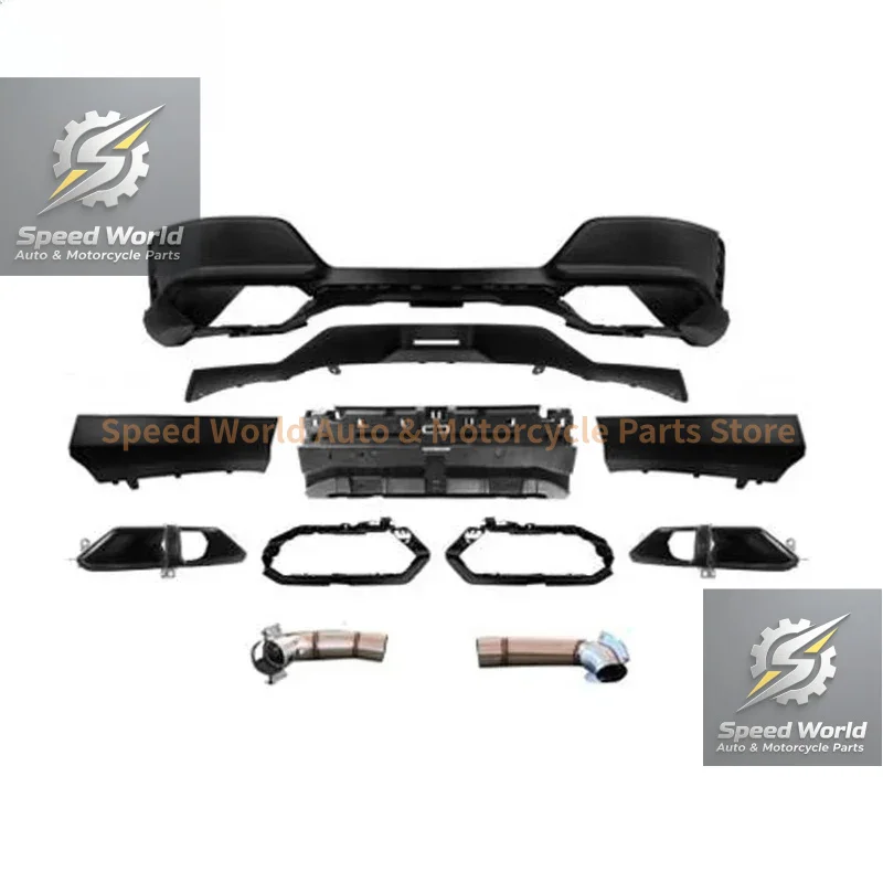 High Quality Diffuser Exhaust Tips Rear Lip Body Kit G LI Upgr Accsori