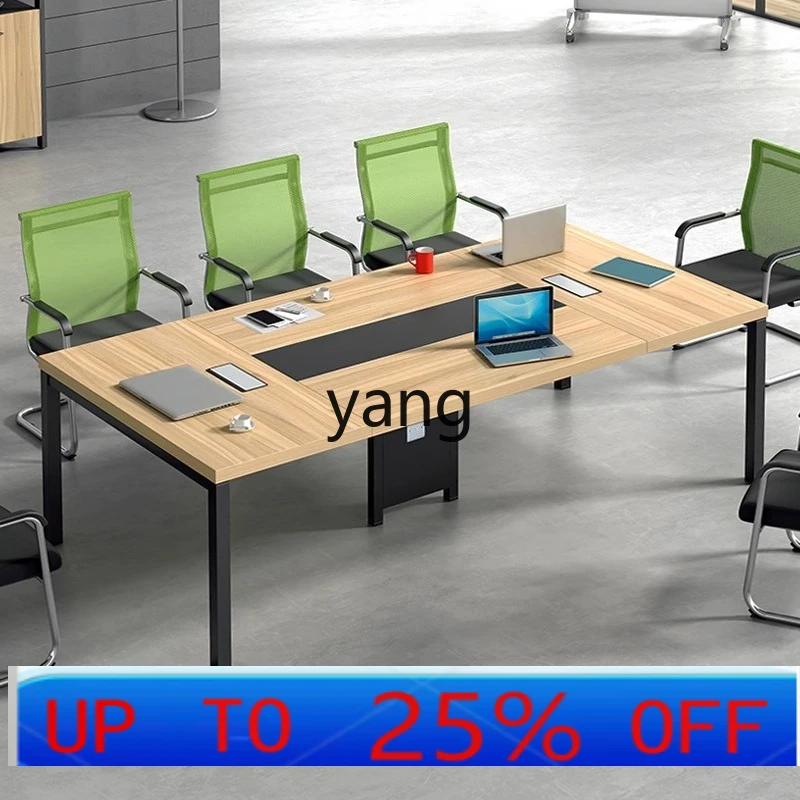 

CX modern simple small conference table office long table and chair combination