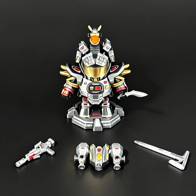 3D Printed Mecha Capybara Figurine Magnetic Assembly Toy Funny Armored Capybara Model Collectible Desk Display Ornament Gift