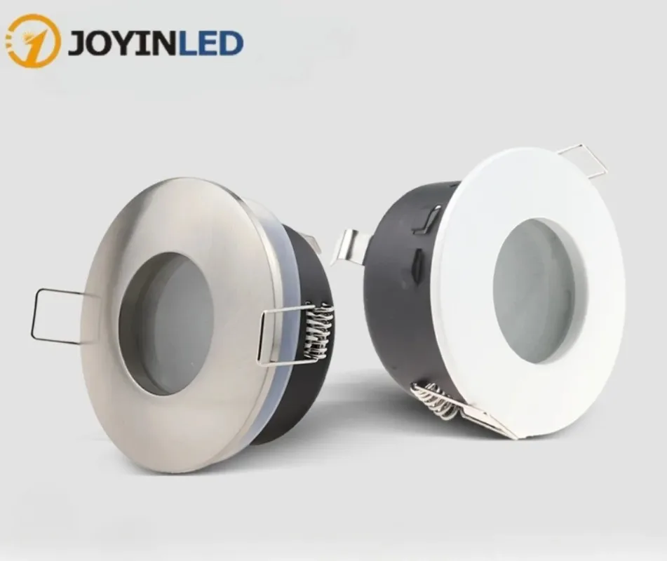 

GU10/MR16 IP65 Cutout 70mm Waterproof Recessed Led Spot Light Fixtures Downlight Frame Round Square GU10 Spotlight Bulb Housing