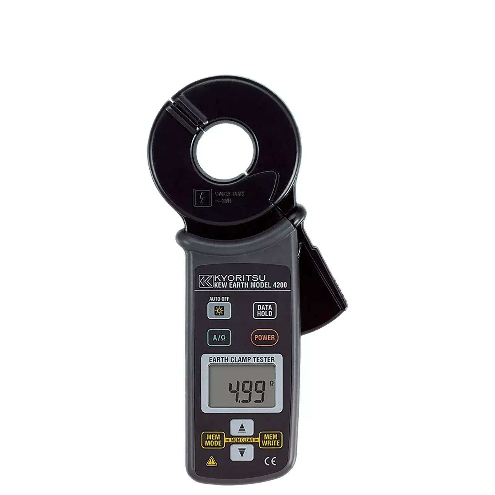 KEW 4200 Earth Clamp Tester Resistance Meter 0.05 to 1500Ω True RMS Digital Portable Clamp Resistance Gauge Kyoritsu 4200