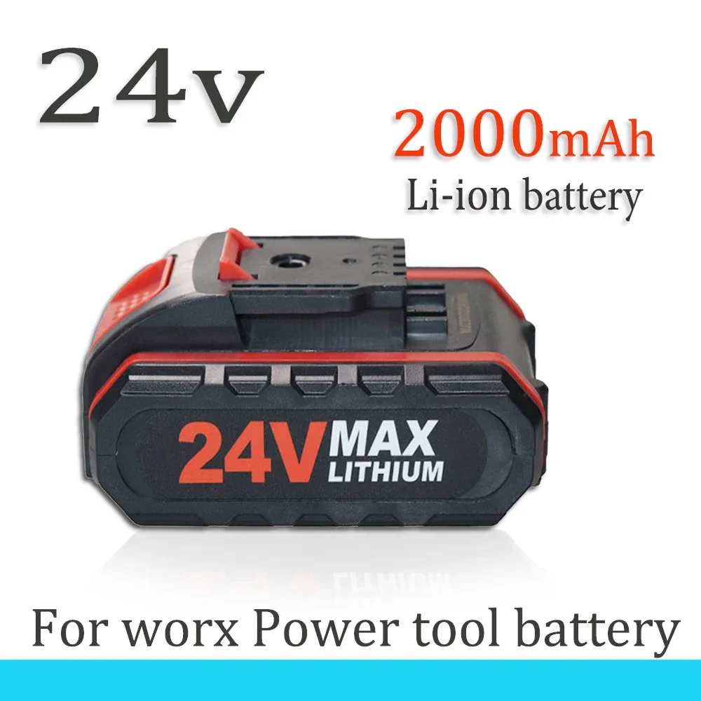 

For WORX 24V Cordless Impact Drill Electric tools 2000mAh High capacity Replacemen Li-ion Battery