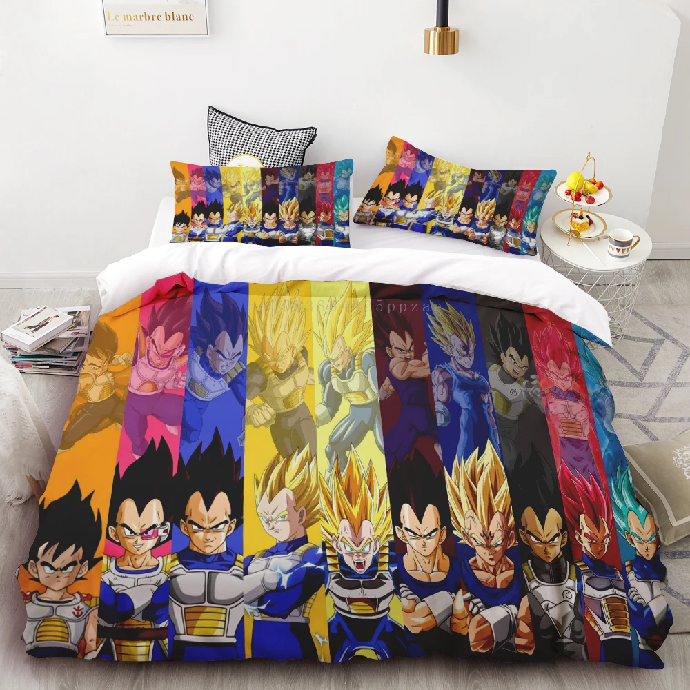 

Duvet Cover Dragon Ball Anime Bedding Set Super Saiyan Bedding Set Son Goku Quilt Cover Set Children Kids Bedroom Gifts