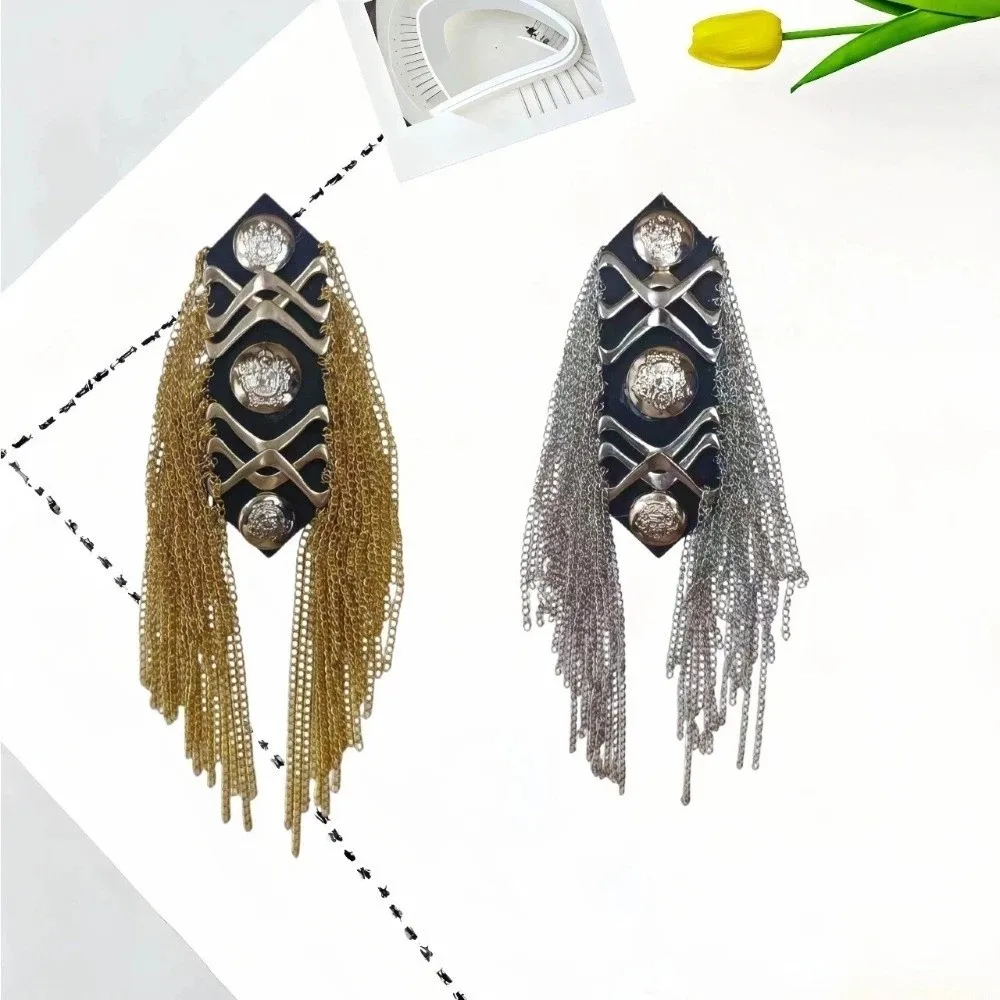 Classic Tassel Epaulettes Fancy Looks Group Uniform Collocations Shoulder Board Formal Event Dress Dynamic Visual Effects