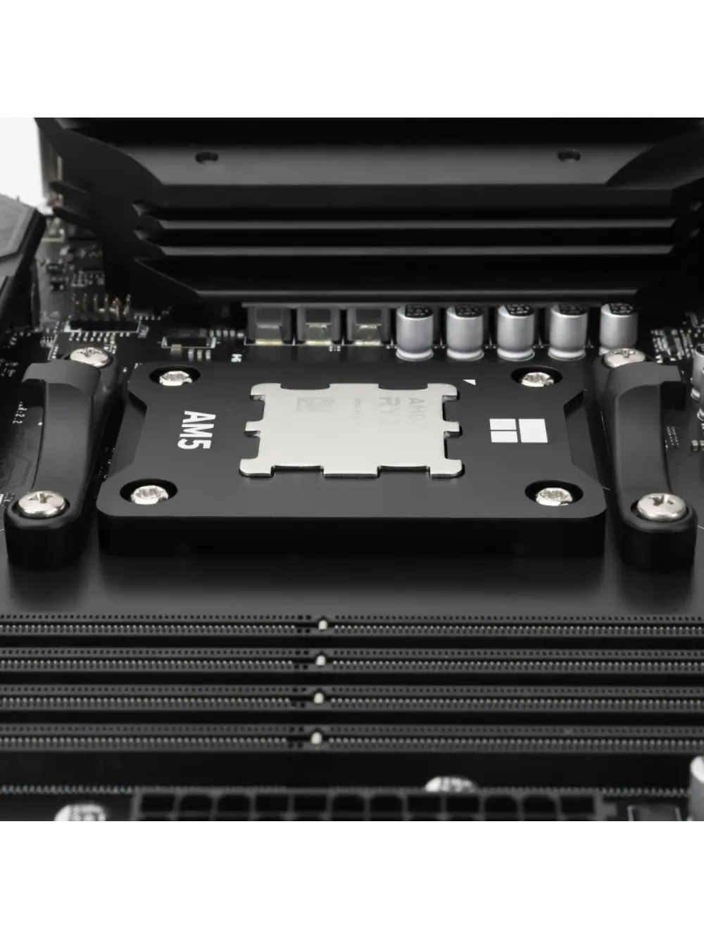 Thermalright ASF AMD AM5 BLACK V2 beveiligingsframe zwart computer CPU buigcorrectieframe AM5 anti-buigondersteuning - afbeelding 2