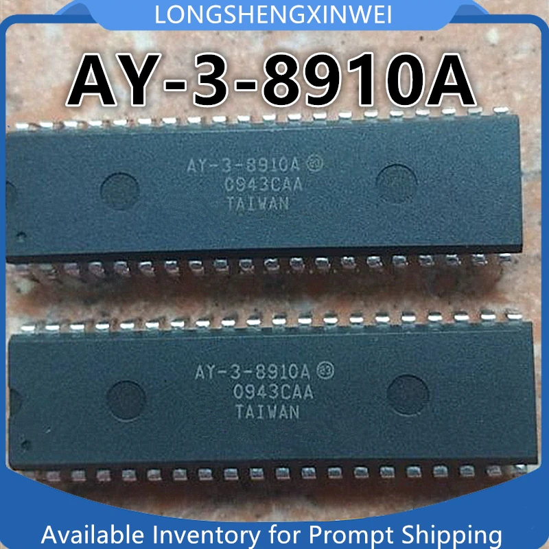 Generador de sonido programable, microcontrolador, Chip de almacenamiento de circuito integrado IC, 1 piezas, AY-3-8910 DIP, nuevo