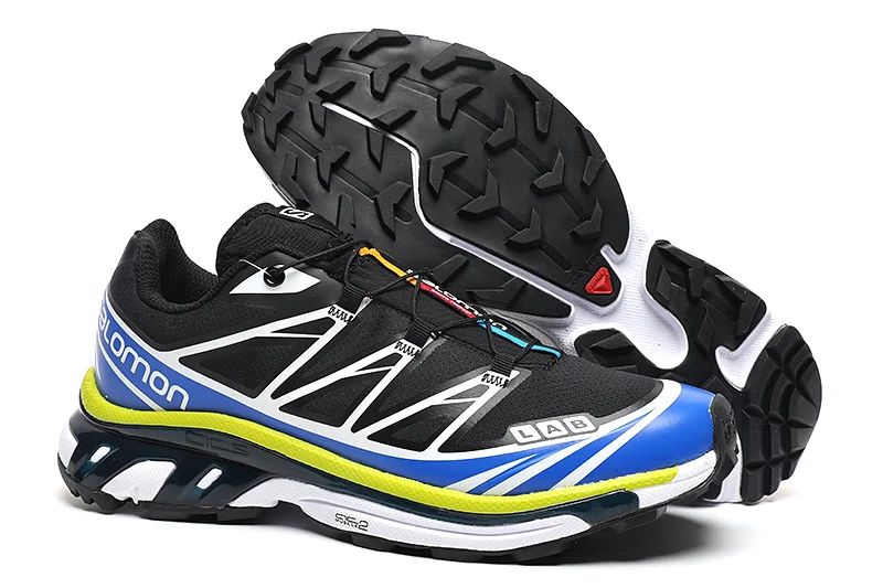 Salomon XT-6 ADVANCED Trailrunningschoenen voor heren en dames, Triple White, Contagrip-buitenzool