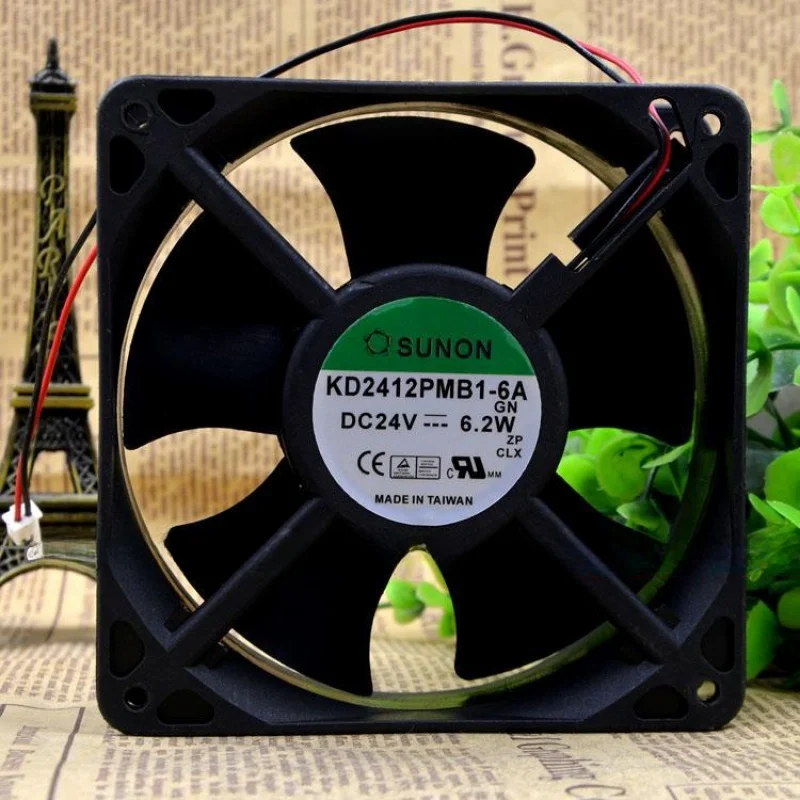 KD2412PMB1-6A kipas pendingin 24V 6.2W 12038 12cm Fan 6A