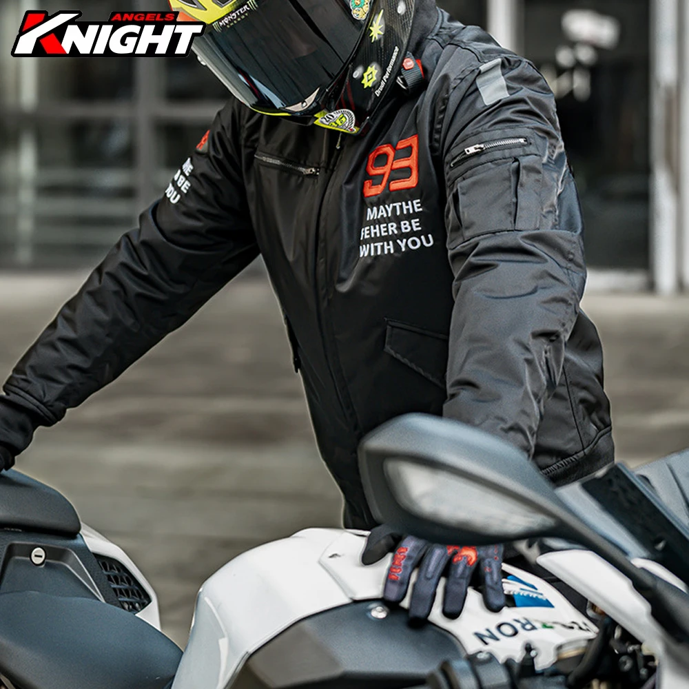 

Motorcycle Jacket Men Detachable Inner Liner Waterproof Riding Armor Clothing Windproof Warm Winter CE Protective Gear