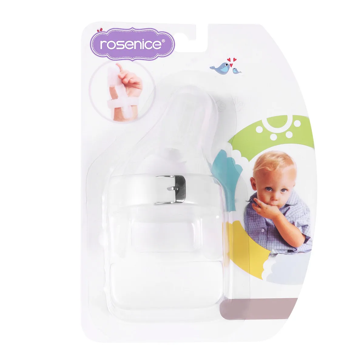 

Finger Cots Baby Finger Protector Anti-Bite Forefinger Cover Teether Non-toxic Gum Relief Tooth Growing