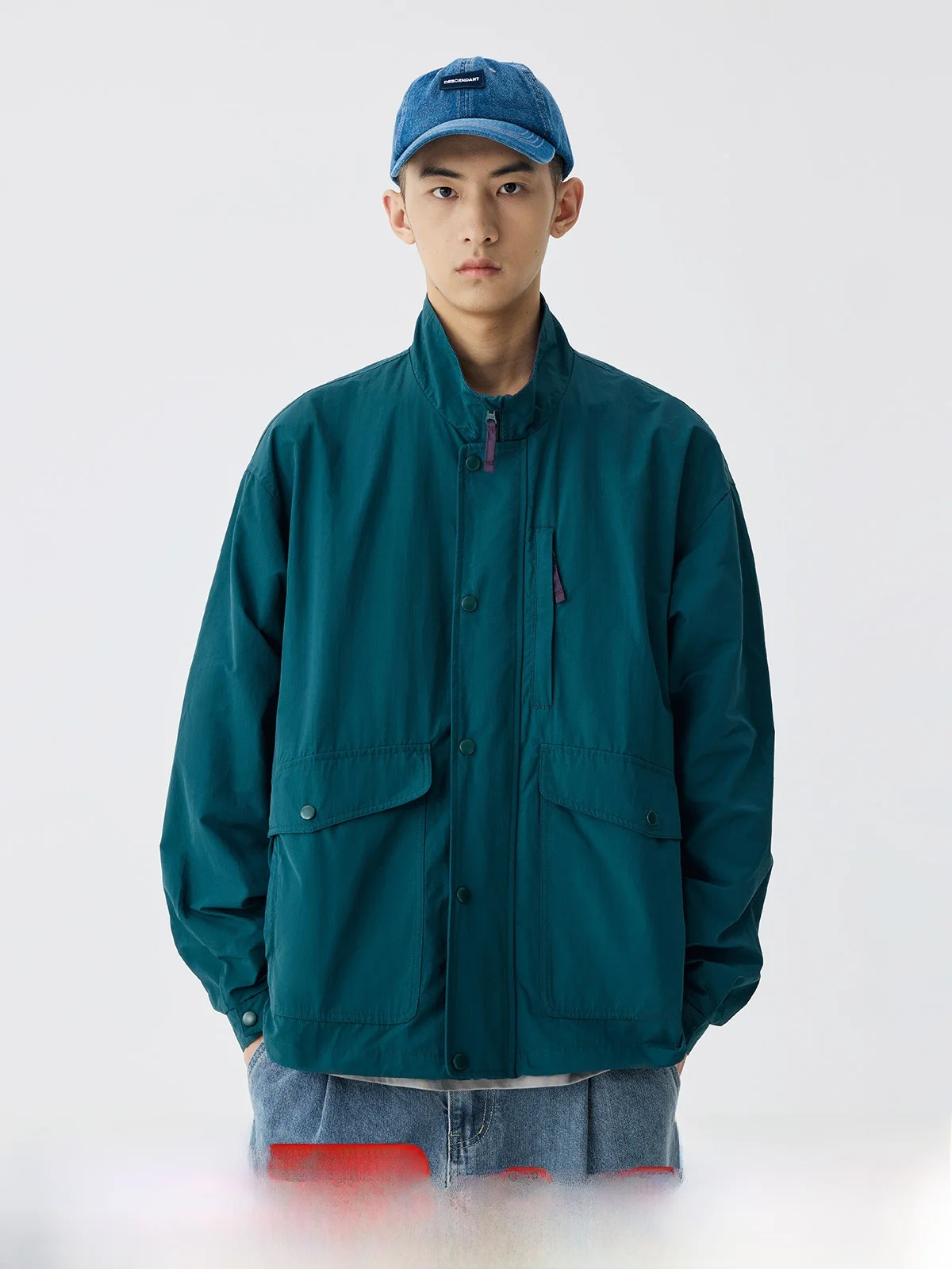 

BENPANDA Youth Casual Jaet Stand Collar Workwear Harrington Coat Men Spring Autumn Large ket Japanese Sle Outerwear