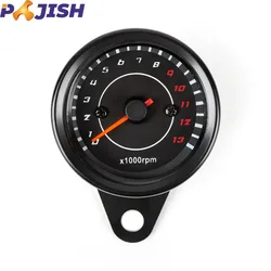 Motorcycle Retro Modified Parts 13,000 RPM Universal Digital Tachometer Meter Motorcycle Speedometer