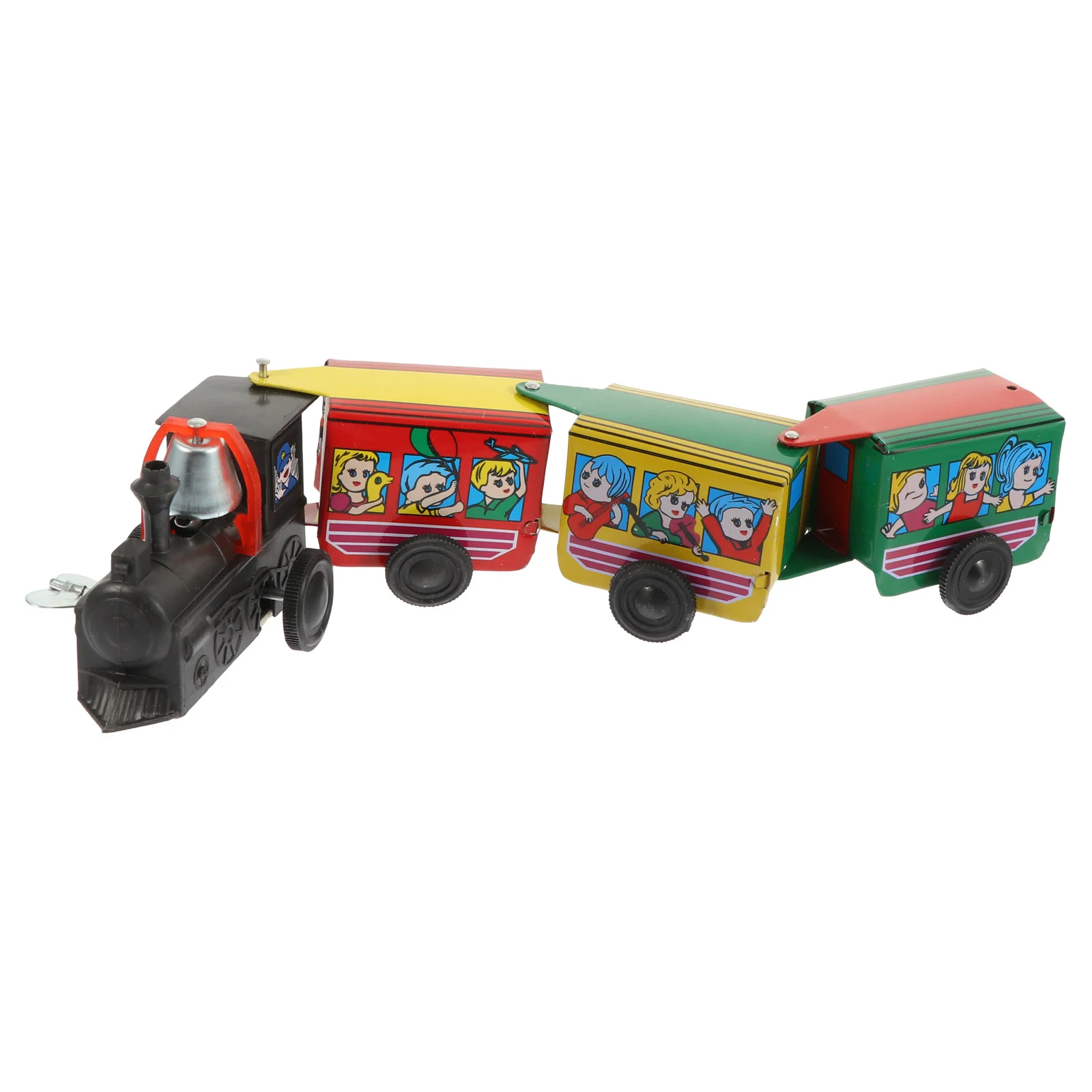 

Retro Tin Toys Iron Train Kids Crafts Decorative Ornament for Boys Wind Up Sheet Mini Wind-up Child