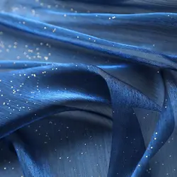 Starry Organza Fabric By The Meter for Dresses Gauze Skirt Wedding Decoration Diy Sewing Mesh Cloth Thin Anti-wrinkle Black Red