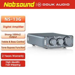 Nobsound Mini TPA3116 amplificador de potencia Digital Clase D estéreo amplificador de Audio de escritorio 100W + 100W para altavoz estéreo doméstico