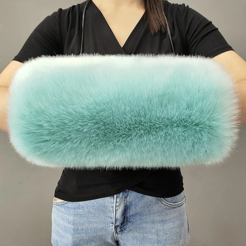 Women Winter Muff Fluffy Hand Warmer Thicken Faux Fur Warm Gloves Soft Winter Warm Fur Mittens Warm Sleeve