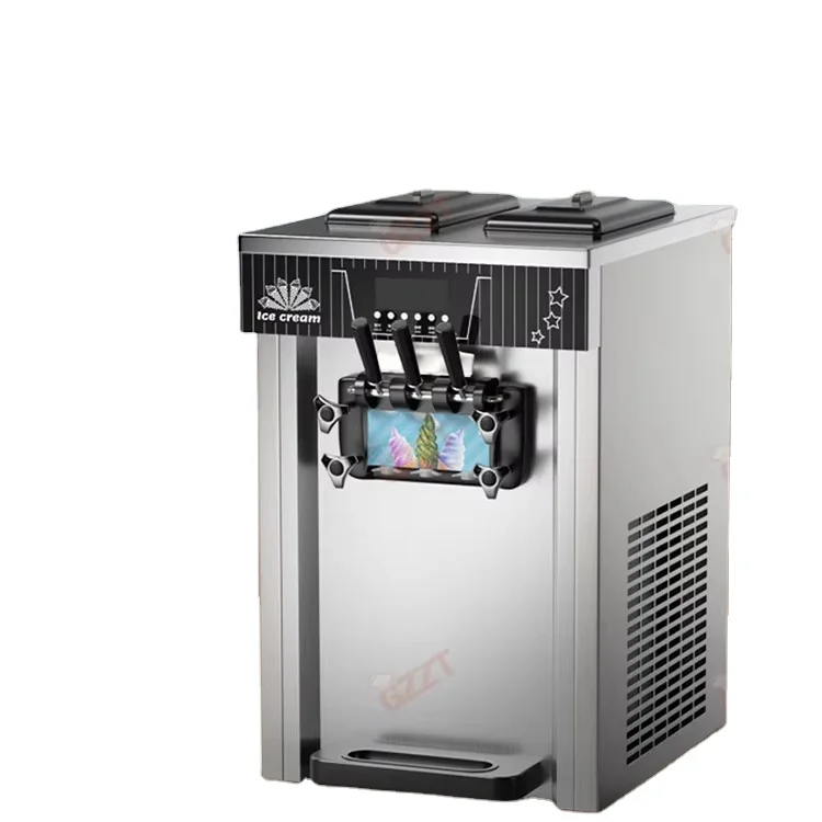 

Прямые продажи с фабрики, машина для мягкого мороженого, автоматическая, 3 вкуса, йогуртовое мороженое, коммерческая машина для мороженого, 25 л/ч