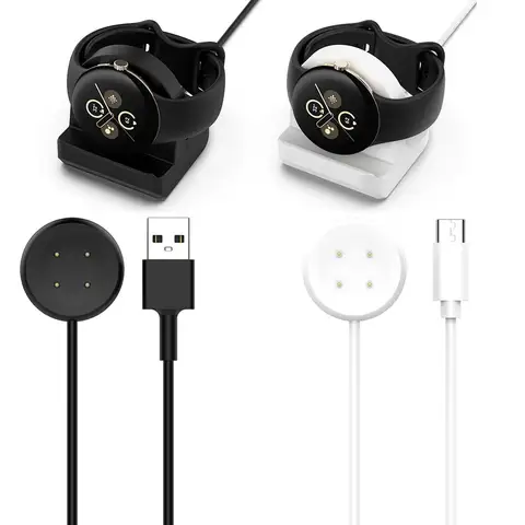 Skrivbordsadapter för Google Pixel Watch 3 41 mm 45 mm / Watch 2 silikon halkfri laddningsdockhållare 6 best sales mobilhållare för att titta på film - №4