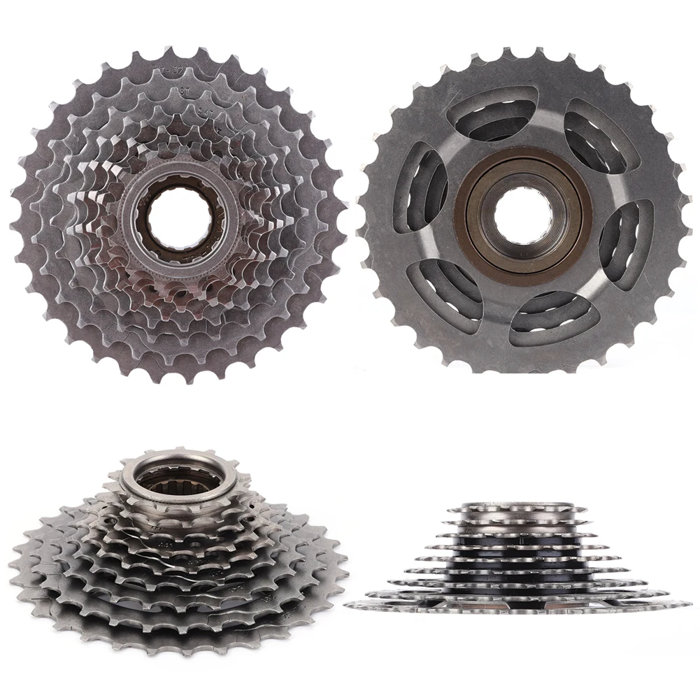 

Bike 9 Speed Rotary Flywheel 9S MTB 9 Speed Rotary Flywheel 13-32T 9 Speed Bicycle Sprocket Anti-Slip Bicycle Accessories