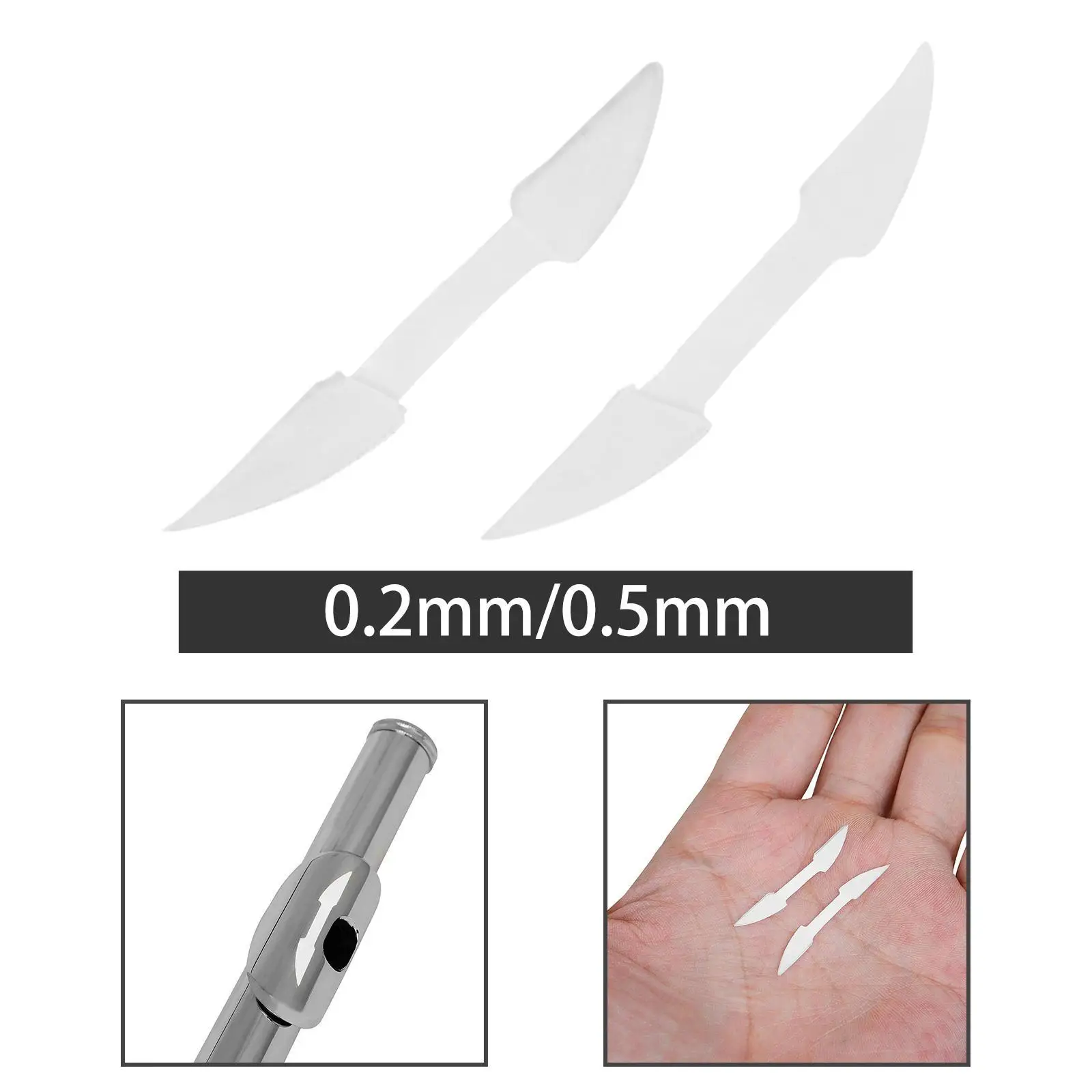 2x Flute Mouthpiece Positioning Stickers Mouthpiece Patches Anti Slip Cushions Blowing Aid Pads for Beginners Musicians Dizi