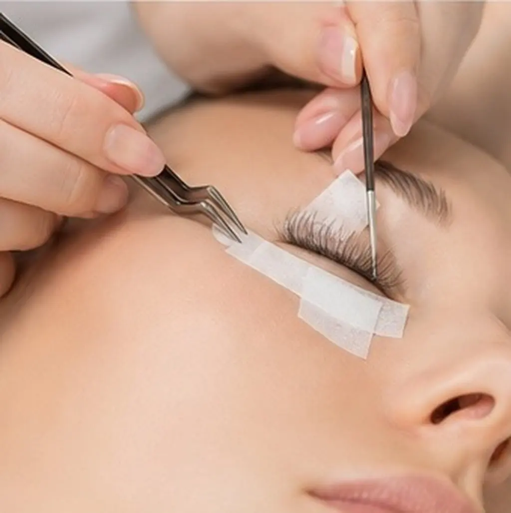 6 Rolls Eyelash Extension Tape Non Woven Fabric Gentle Lash Isolation Tape for Upper Lower Eyelashes Secure Adhesion