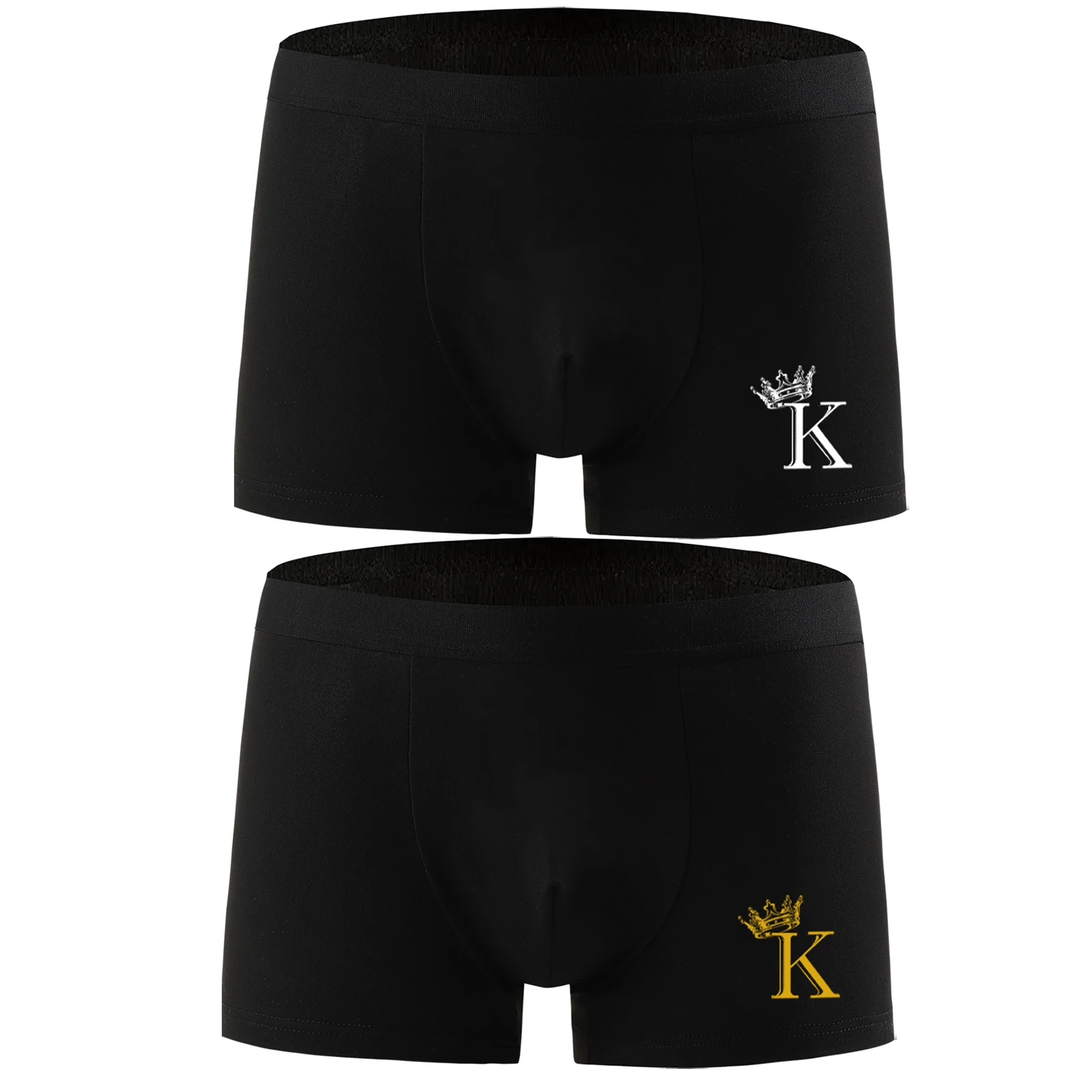

Men Line King K Breathable Boxer Briefs Plus Size Low Waist Panties Sexy U Convex Fashion Tight Traceless Underwear Men Knickers
