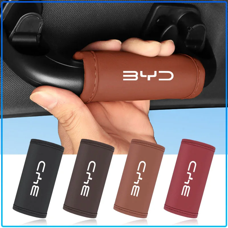 

Car Leather Roof Handle Anti-Scratch Protector Mat Cap For BYD F3 E6 Yuan Plus Atto F0 G3 I3 Ea1 Song Max Tang Dmi F3 2din