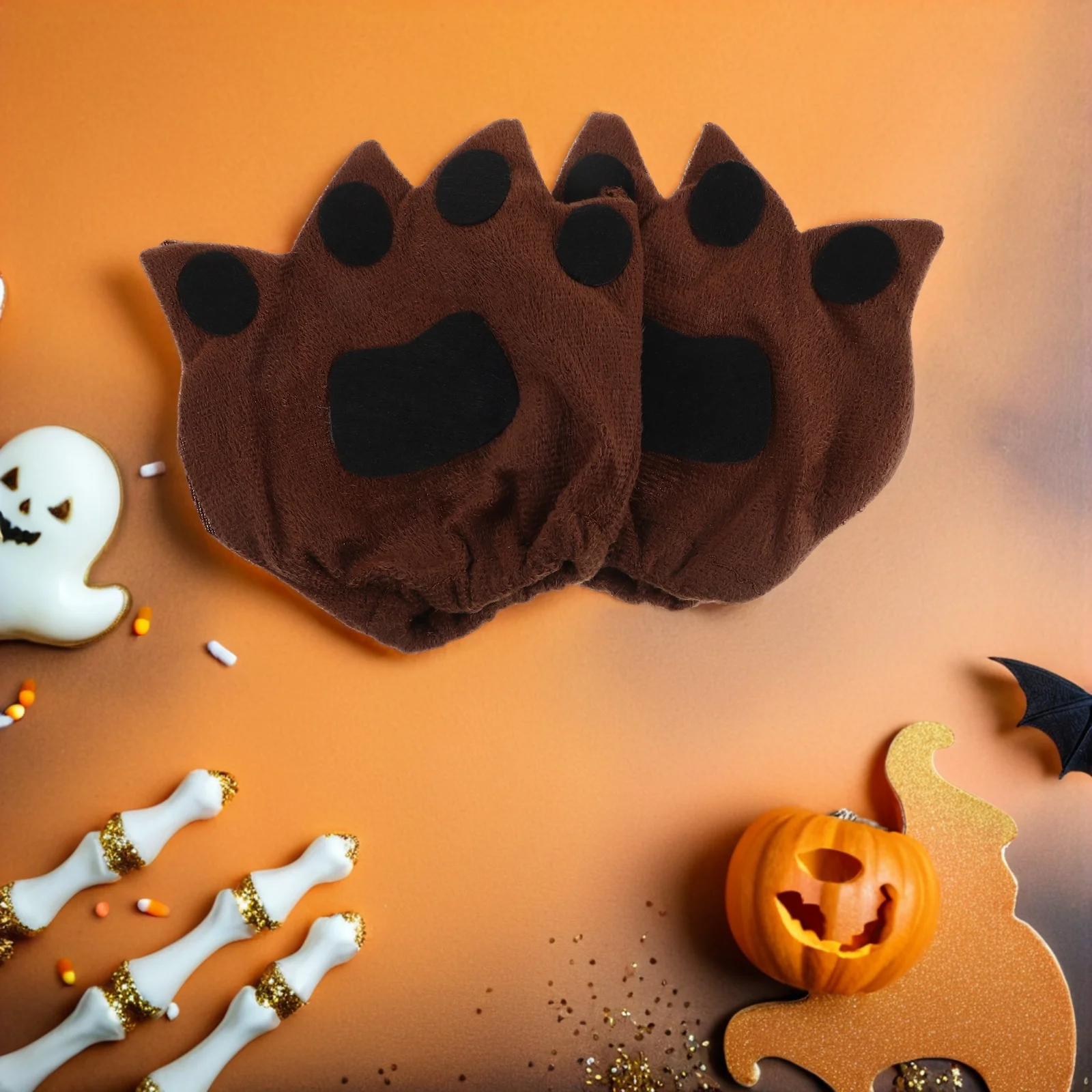 Ensemble de costumes de chien pour enfants, 1 ensemble, bandeau, queue, nœud papillon, gants de nez, Animal, Cosplay, accessoire Photo de fête, accessoires d'halloween