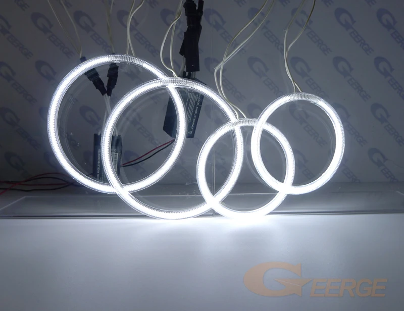 For Volvo S60 V60 2010 2011 2012 2013 Excellent Ultra Bright CCFL Angel Eyes Kit Halo Rings