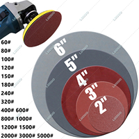 2 3 4 5 6 Inch Round Sandpaper Disk Abrasive Polish Pad Plate Sanding Sheet Polishing Kit Grit Paper Discs Grit 60-5000