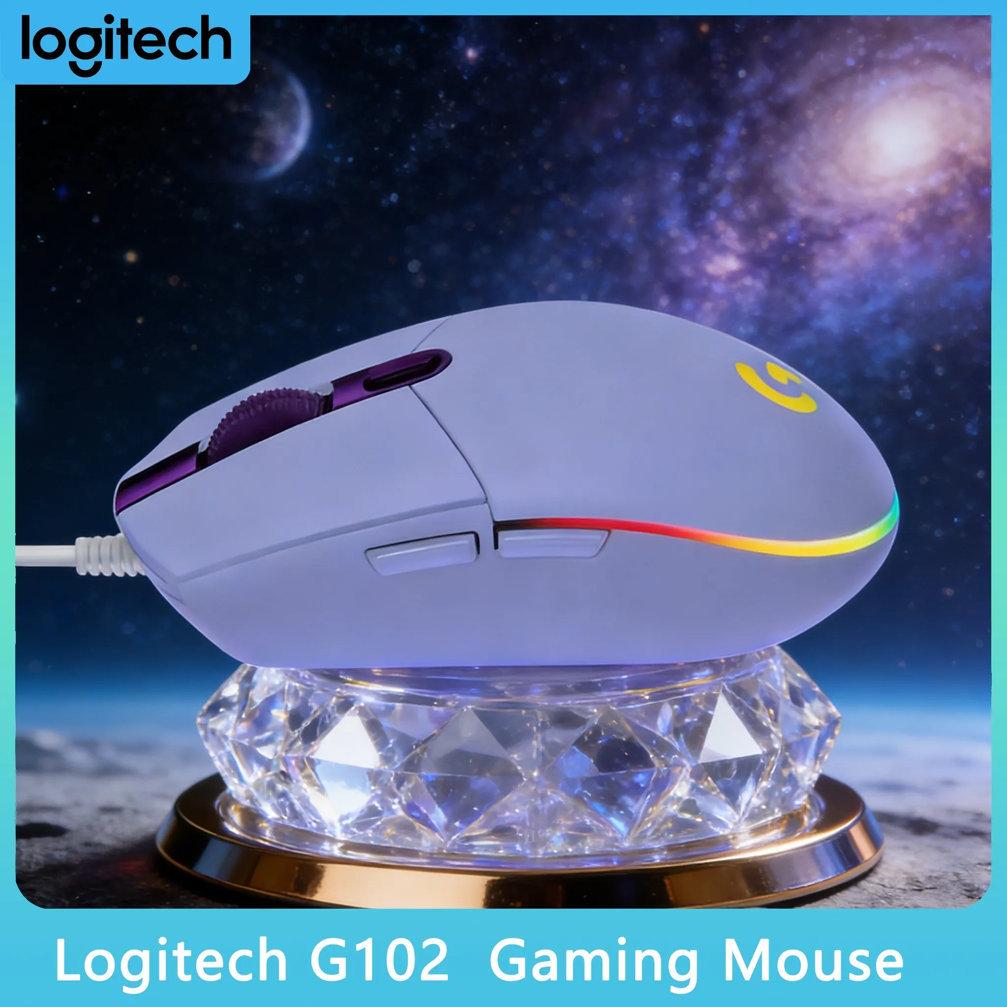 

Logitech G102 LIGHTSYNC RGB Gaming Mouse 16.8M Custom Colors