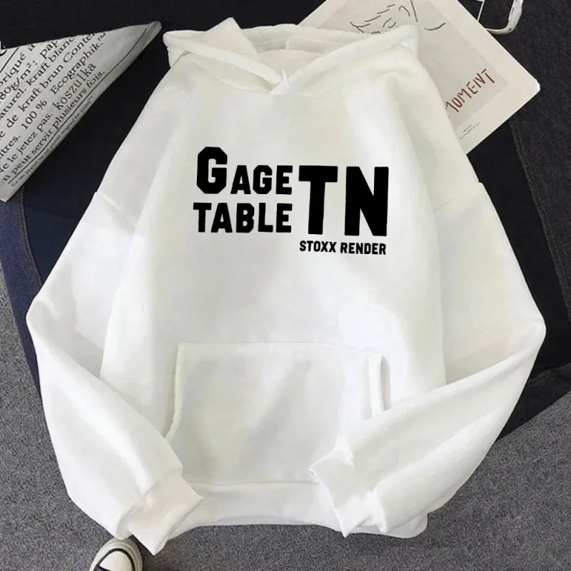 سويت شيرت نسائي بغطاء للرأس مع حروف مطبوعة بسيطة، سترة فضفاضة مطبوعة للزوجين كاجوال عصرية #1