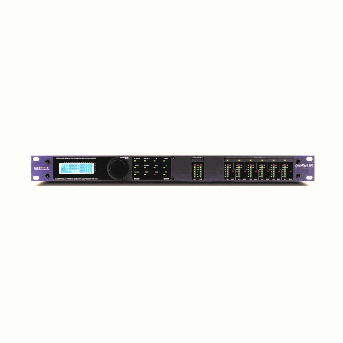 نظام إدارة سماعات كامل باندباس 2 مدخلات XLR و 6 مخارج XLR 2.7 ثانية قابل للتكوين تأخير إدارة سماعات رقمية