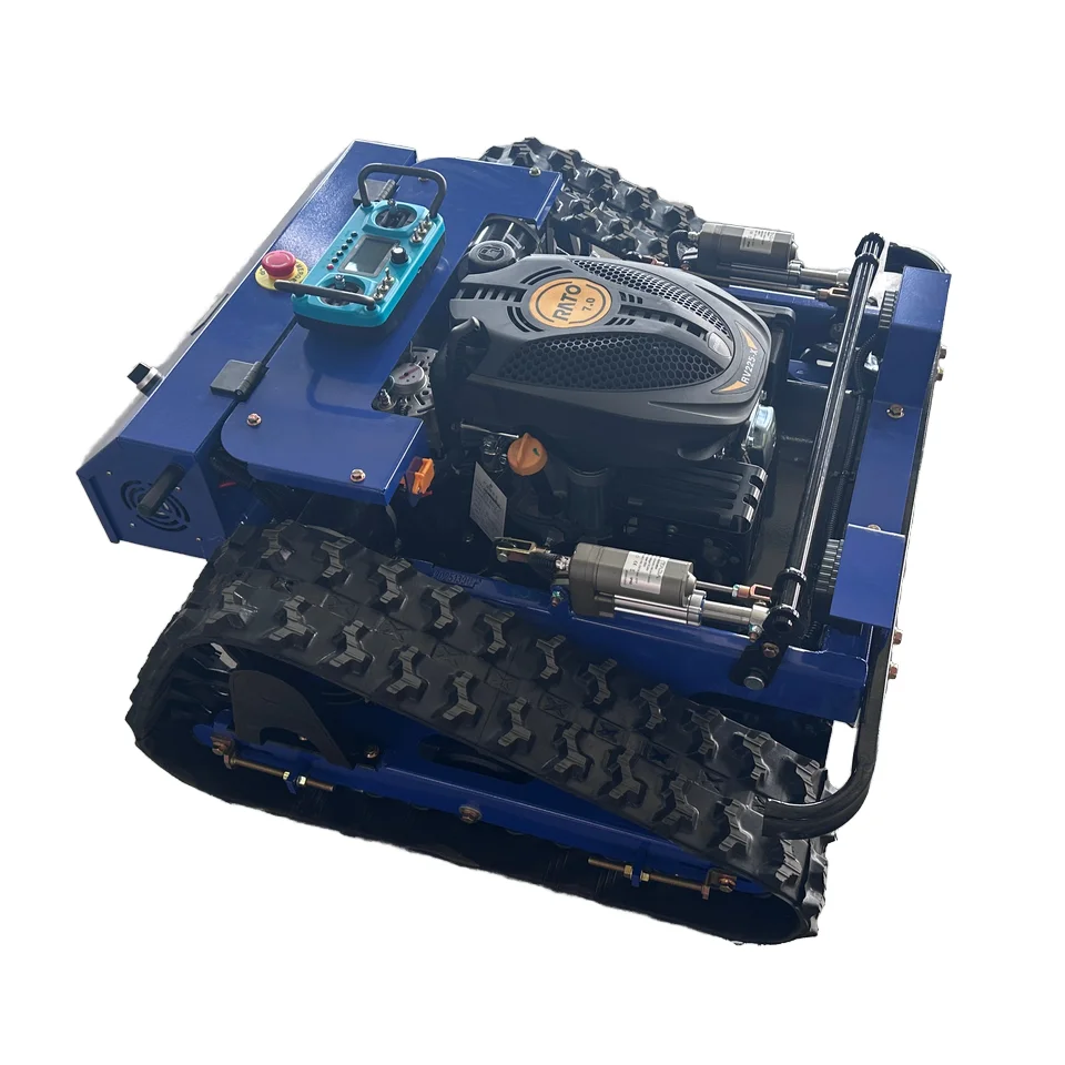 

Manufacturers Sell Rubber Track Engine Remote Control Lawn Mowers High-power Self-propelled Lawn Mowers