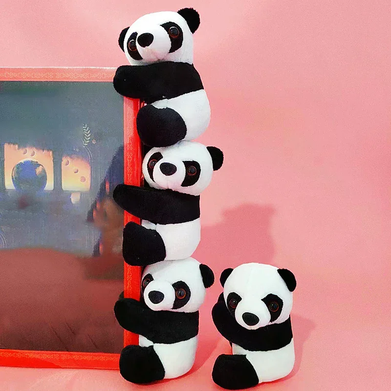 Soft Animal Panda Clip Hugging Curtain Clip Doll Toy Kawaii Panda Plush Doll Toy