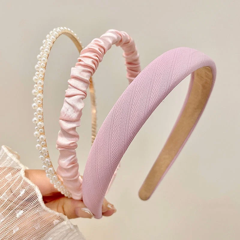3 stks Koreaanse stijl elegante hoofdband voor vrouwen gezicht wassen haarband mode meisjes haaraccessoires