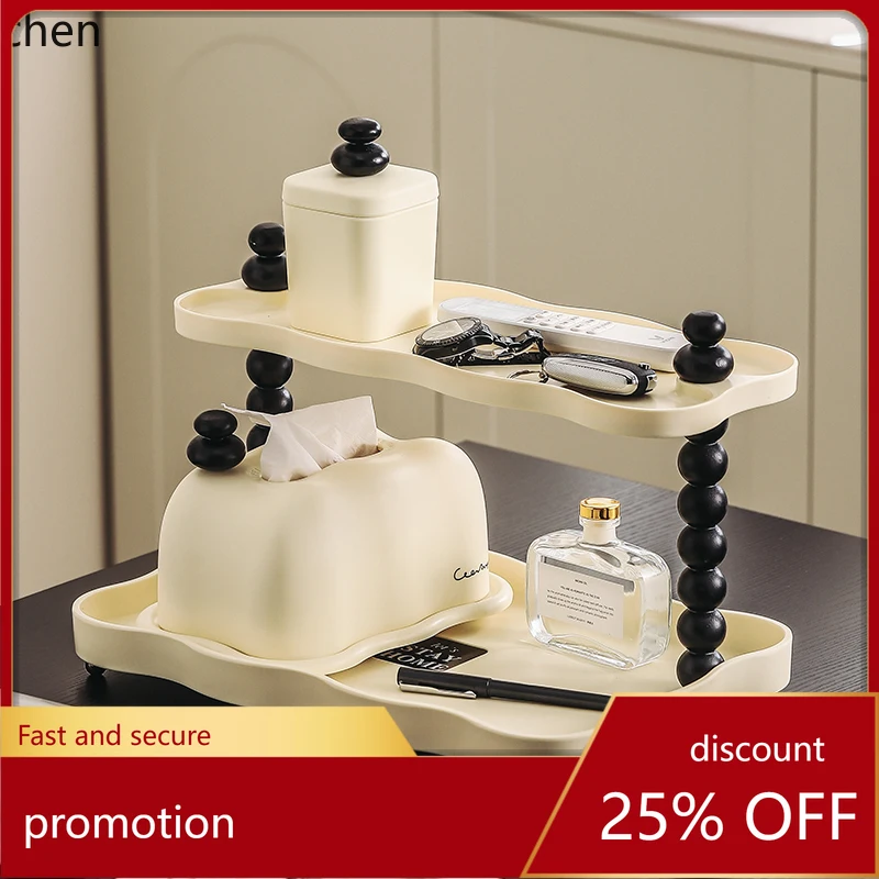 

ZML cup desktop storage rack, vintage living room bathroom washstand storage rack