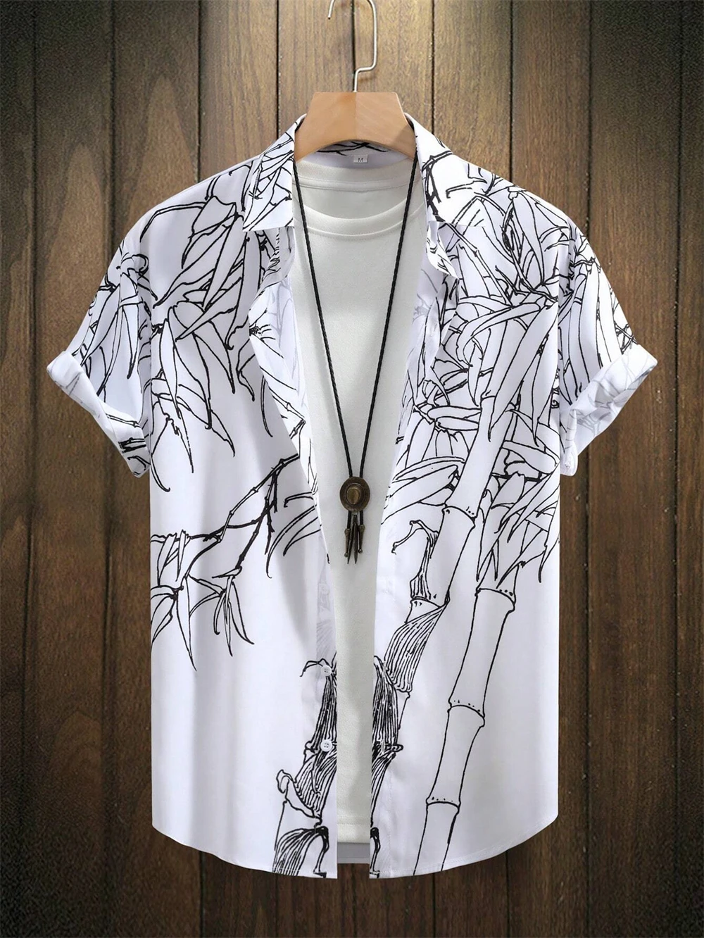 

Hawaiian 3D Tropical Coconut Tree Plant Print Men's Summer Shirt Casual Button Fashion Beach Vacation Tops Short Sleeve Oversize