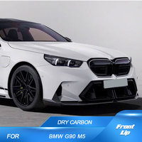 Dry Carbon Front Bumper Lip For BMW 5 Series G90 M5 2024 2025 Car Front Lip Lower Splitter Body Kit Guard Protector