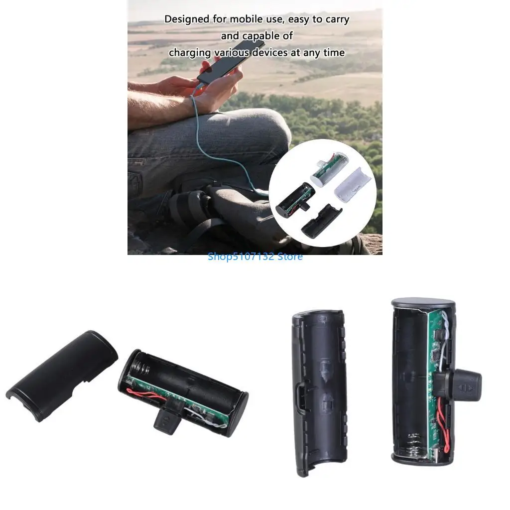 87HD Convenient Type C 18650 PowerBank Housing for Effortless Setups DIY Project