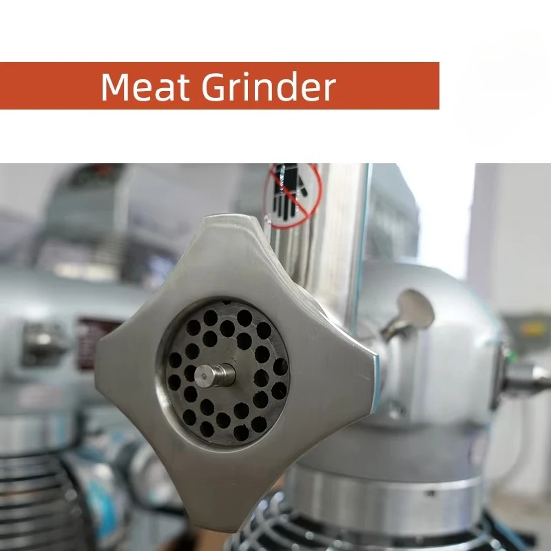 Bild 3: 30L-Mixer mit Fleischwolf-Funktion, Eierschläger und Teigmixer