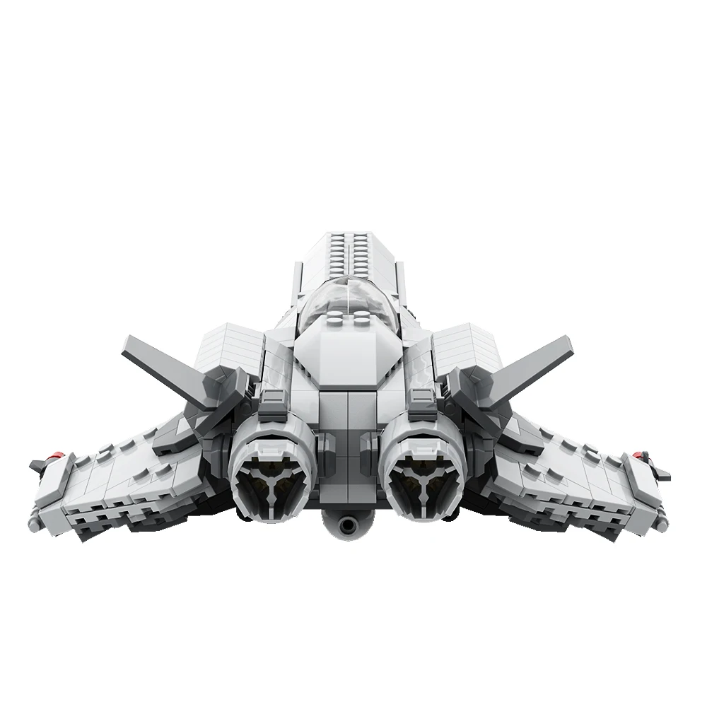 Gobricks MOC Caprican Viper (Battlestar Galactica) Bricks Schip Vliegtuigen Bouwsteen Set Educatief Speelgoed Voor Verzamelen Gift